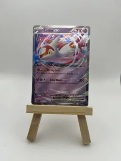 Pokemon TCG Latias EX Surging Sparks Scarlet & Violet Double Rare Card 76/191 - Image 1