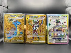 (3 Sealed) Terapagos 165, Cinderace 163, Lapras 164 Pokemon Promo SVP Black Star - Image 1