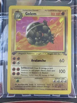 Pokemon TCG Golem 36/62 Non Holo Fossil - Image 1