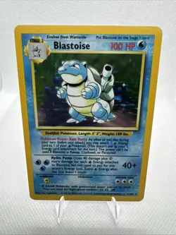 1999 Pokemon Blastoise Holo Base Set 2/102 NM - Image 1