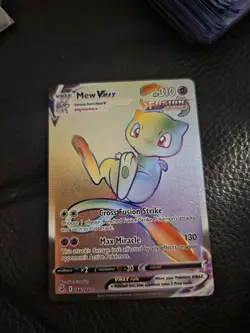 Pokemon Mew VMAX 268/264 Fusion Strike Secret Rare Full Art Holo English 310 HP - Image 2