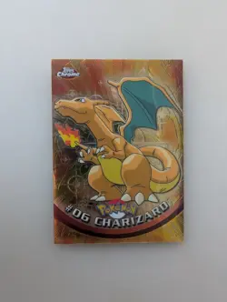 POKEMON TOPPS CHROME SERIES 1 Charizard #06 - Image 1