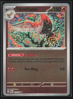 Talonflame 014/088 Uncommon Perfect Order Pokemon Reverse Holo Near Mint - Image 1