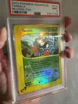 2003 Pokemon - Tangela Reverse Holo E Reader Aquapolis 112/147 PSA 9 Mint! WOTC - Image 3