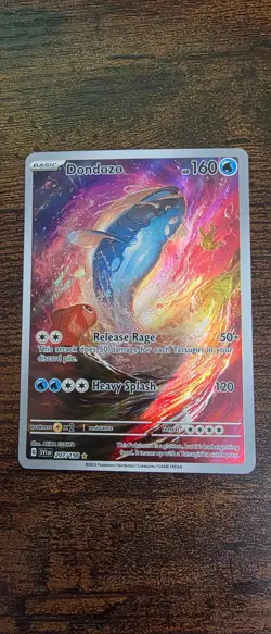 Dondozo 207/198 Illustration Rare Scarlet & Violet Pokemon Lightly Played - Image 1