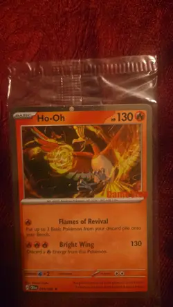 Ho-Oh 010/086 Galaxy GameStop Promo Stamped Sealed - Pokemon Chaos Rising - Image 4