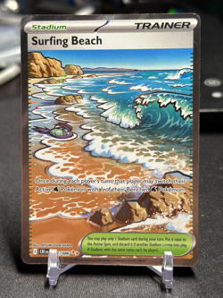 Surfing Beach 114/086 ME04: Chaos Rising Pokemon TCG Ultra Rare - Image 1
