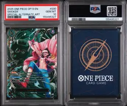 2025 One Piece Op13 EN Smoker #030 Sp Special Alternate Art PSA 10 - Image 3