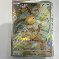 Pokemon Eevee 173 SVP Scarlet & Violet - Holo Promo Card Makura Tami SEALED - Image 2