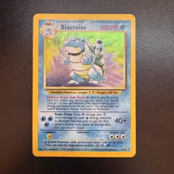 Pokemon Base Set Blastoise 2/102 Holo Rare Pokemon Card WOTC - Image 1