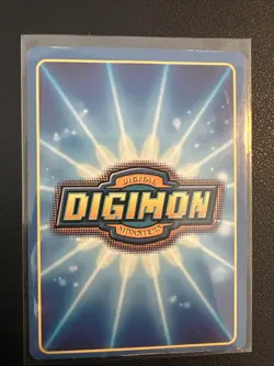 MetalGreymon Bo-80 Digimon Card Game 1999 Bandai Gold Name - Image 2