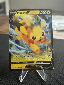 ⚡ Pokemon Pikachu V Black Star Promo Cards SWSH285 MINT ⚡ - Image 1