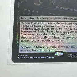 Black Cat, Cunning Thief FOIL : Rare R 0052 - Spider-man MTG - Image 3