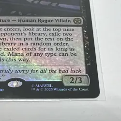Black Cat, Cunning Thief FOIL : Rare R 0052 - Spider-man MTG - Image 4