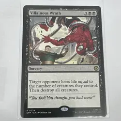 Villainous Wrath rare R 0074 MTG Spider-Man - Image 1