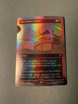 Fire Nation Turret (Borderless) Foil R Avatar: The Last Airbender: Eternal-Legal - Image 1