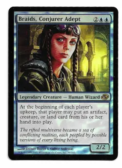 MTG Braids, Conjuror Adept X1 Planar Chaos edition Foil rare - Image 1