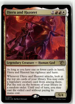 Djeru and Hazoret R Promo Pack: March of the Machine 221 Regular NM - Image 1
