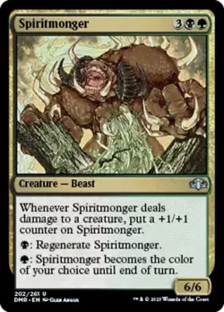 SPIRITMONGER X 4 N/M DOMINARIA REMASTERED MAGIC THE GATHERING - Image 1