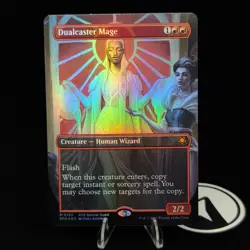MTG Dualcaster Mage #0153 Foil Borderless Mythic SOS Special Guests (SPG) - Image 1