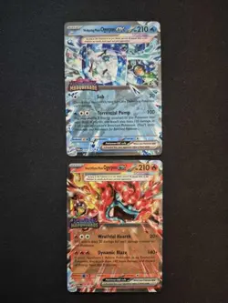 Pokemon Hearthflame & Wellspring Mask Ogerpon Ex 040 & 064 Masquerade Stamped - Image 1