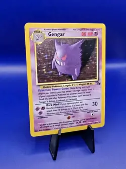 Gengar 5/62 Fossil Set Holo Rare Pokemon Card Nintendo Pokemon 1999 TCG WOTC - Image 3