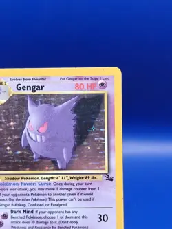 Gengar 5/62 Fossil Set Holo Rare Pokemon Card Nintendo Pokemon 1999 TCG WOTC - Image 5