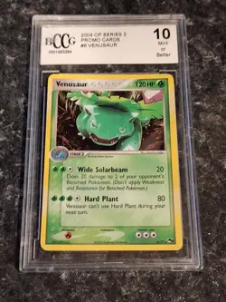 Venusaur 2004 POP Series 2 Promos 6/17 Pokemon Holo Rare Graded 10 Mint Nice! - Image 1