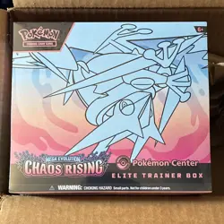 Pokemon TCG Pokemon Center Elite Trainer Box Chaos Rising 2025 English 6+ - Image 1