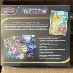 Pokemon TCG Pokemon Center Elite Trainer Box Chaos Rising 2025 English 6+ - Image 2
