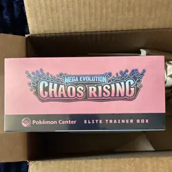 Pokemon TCG Pokemon Center Elite Trainer Box Chaos Rising 2025 English 6+ - Image 3