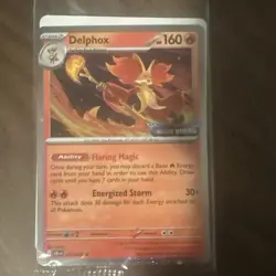 Pokemon TCG Delphox 013/086 Chaos Rising Promo Holo EN Sealed - Image 1