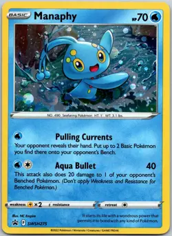 Manaphy SWSH275 (Cosmos Holo) Sword & Shield Promo Near Mint - Image 1