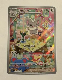 Cinccino - 183/162 - Illustration Rare - SV05: Temporal Forces - Pokemon TCG - Image 1