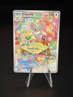 Cinccino 183/162 Illustration Rare Temporal Forces Pokemon Near Mint - Image 1