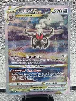 Pokemon Darkrai VSTAR GG50/GG70 Crown Zenith Galarian Gallery Holo - Image 1