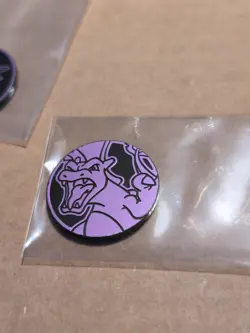 Pokemon Purple Charizard Mini Coin From 151 Chinese - Image 1