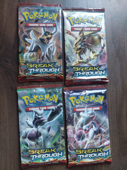 Pokemon TCG: (4) XY BreakThrough Booster Packs 2015 (Complete Art-Set) - Image 1