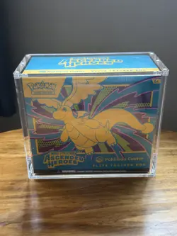 Ascended Heroes Pokemon Center Elite Trainer Box ETB in Acrylic Case - Image 1