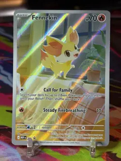 Pokemon TCG Chaos Rising FENNEKIN 080 **BLACK STAR PROMO - Image 1