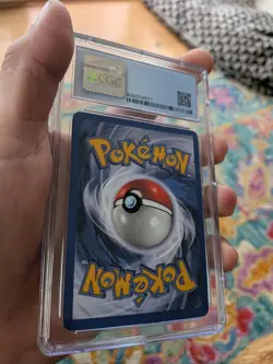 CGC 9 MINT Pokemon Team Rocket Holo Dark Charizard 4/82 SWIRL 2000 Unlimited - Image 5