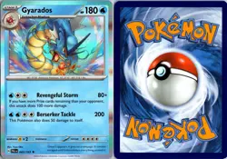 Gyarados 043/193 Rare Paldea Evolved Pokemon Holo Near Mint - Image 3