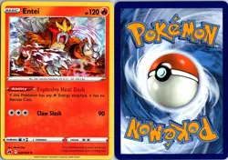 Entei 021/159 Holo Rare Crown Zenith Pokemon Holo Near Mint - Image 3