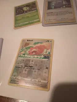 Pokemon TCG Pokemon GO Bidoof Peelable. Please see description. - Image 1