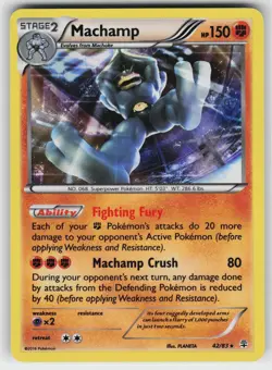 Machamp 42 Holo 83 R Generations MP Pokemon - Image 1