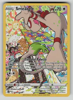 Smeargle TG10/TG30 Silver Tempest Trainer Gallery Pokemon NM - Image 1