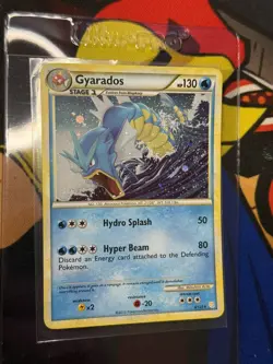 Gyarados 4/123 🌀Swirl Cosmos Holo 2010 HeartGold SoulSilver HGSS Pokemon TCG - Image 1