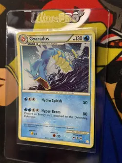 Gyarados 4/123 🌀Swirl Cosmos Holo 2010 HeartGold SoulSilver HGSS Pokemon TCG - Image 3