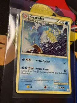 Gyarados 4/123 🌀Swirl Cosmos Holo 2010 HeartGold SoulSilver HGSS Pokemon TCG - Image 4