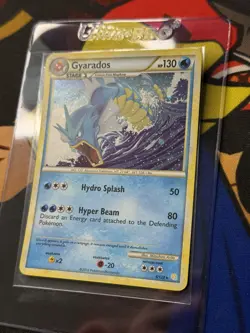 Gyarados 4/123 🌀Swirl Cosmos Holo 2010 HeartGold SoulSilver HGSS Pokemon TCG - Image 5